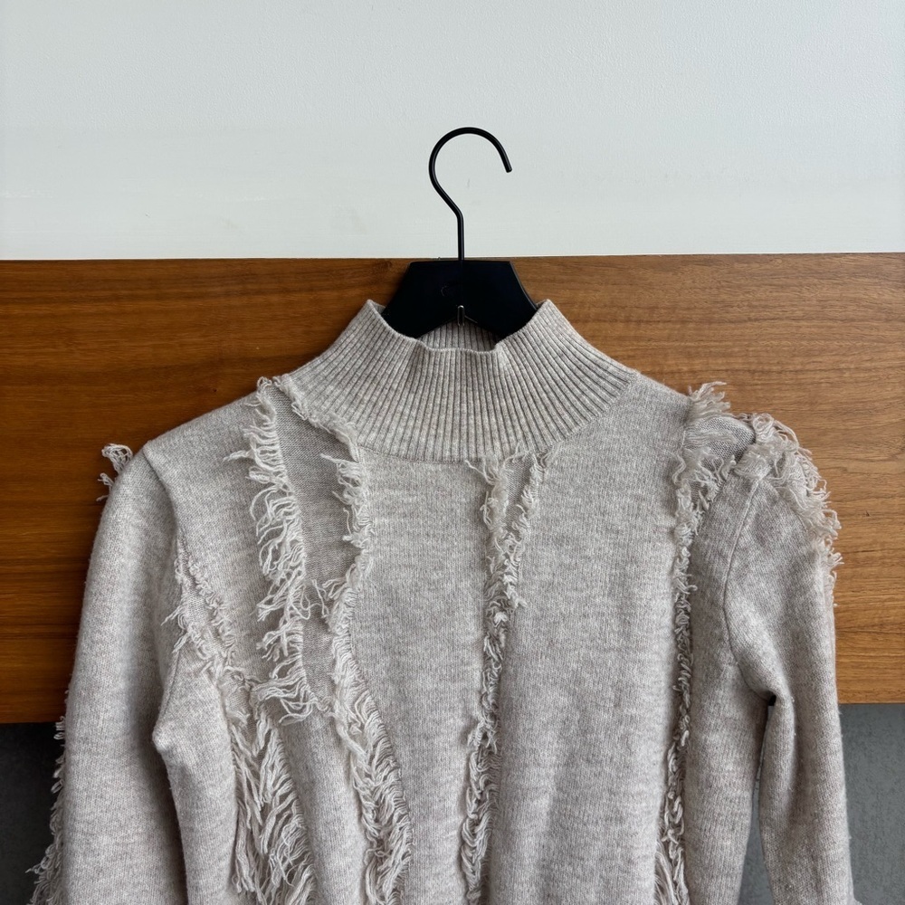 One Grey Day Turtleneck Sweater, Size XS - Picture 2 of 15